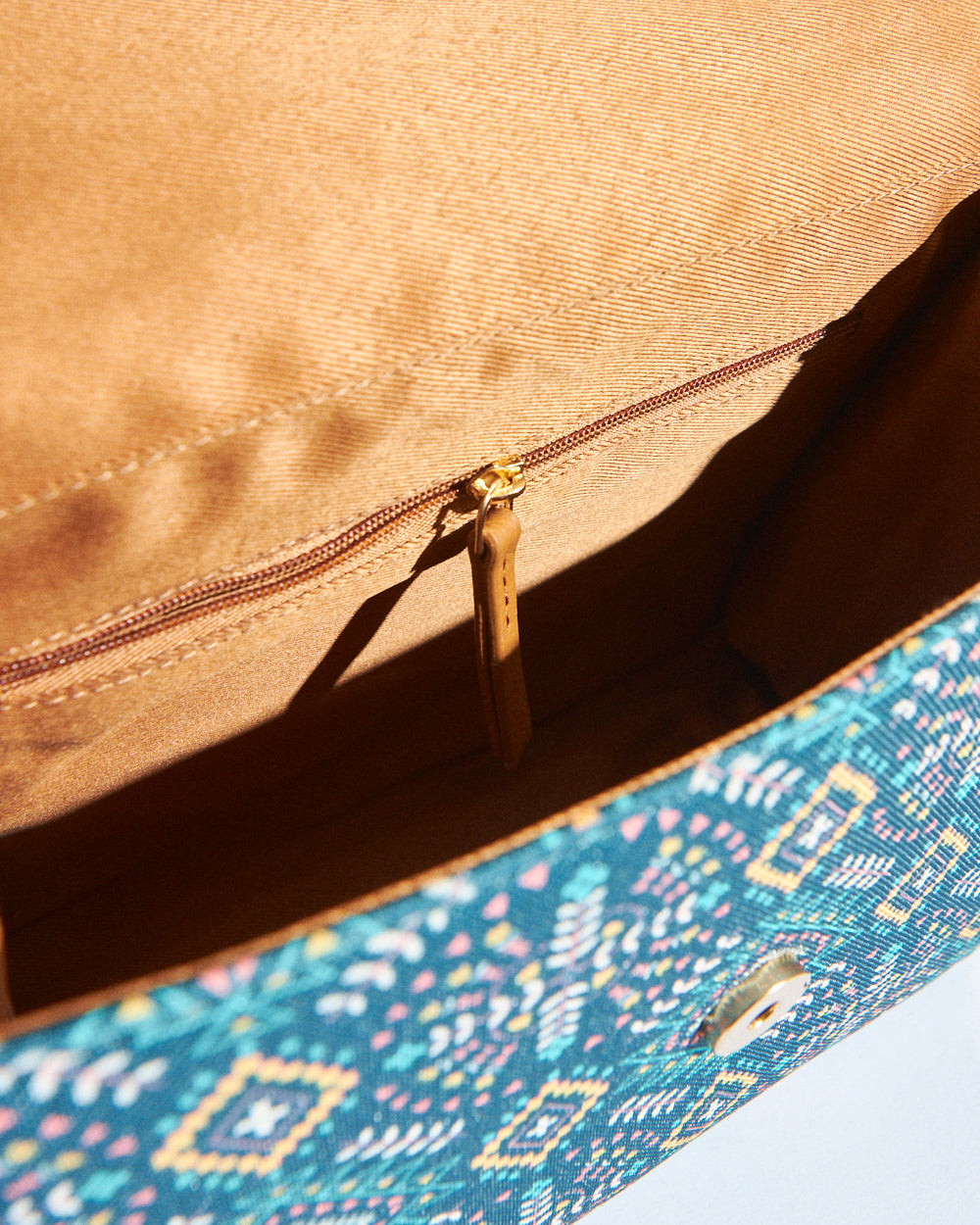 Teal by Chumbak Mexico Aztec Crossbody Bag