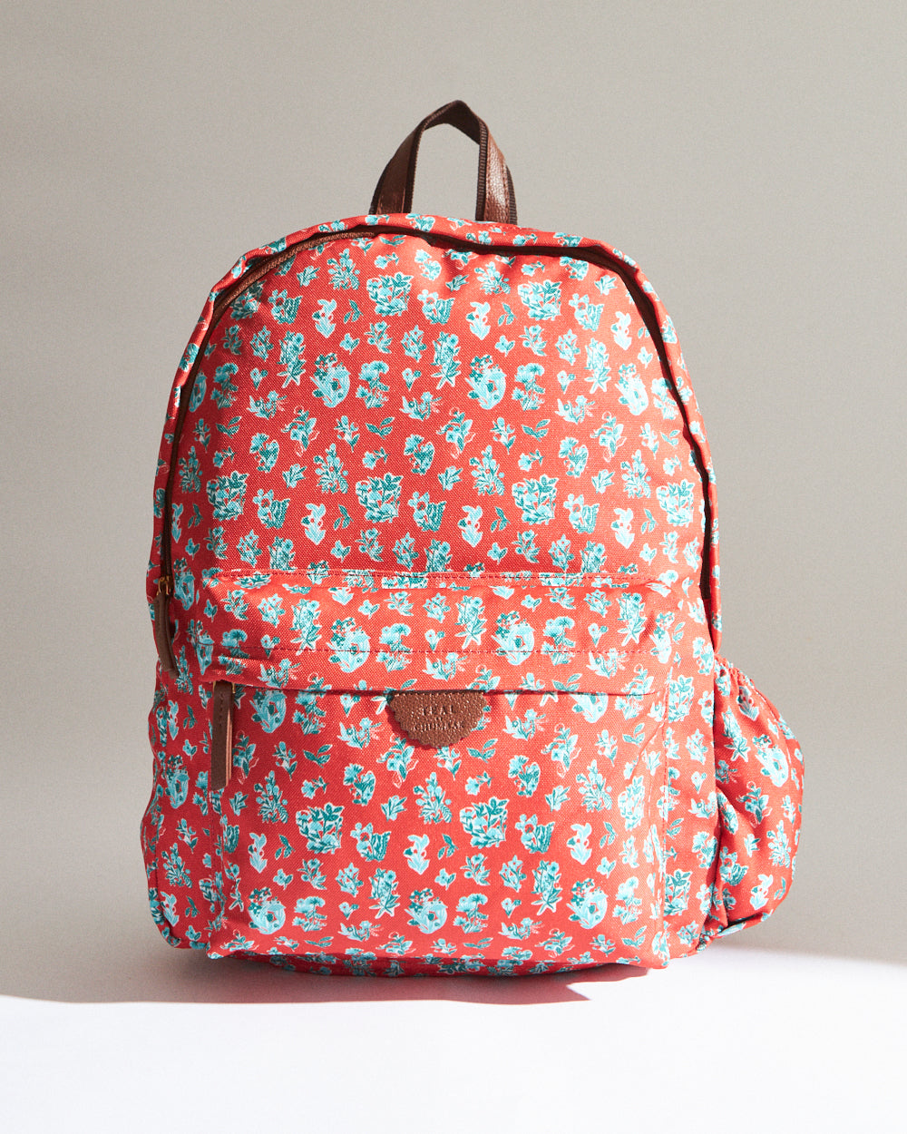 Teal by Chumbak Wildflower Laptop Backpack