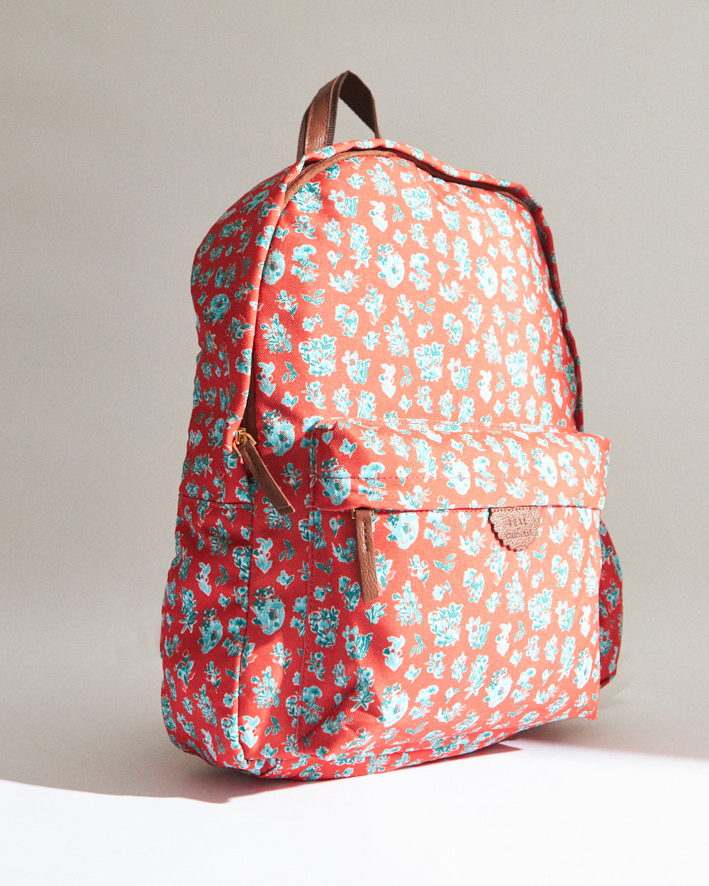 Teal by Chumbak Wildflower Laptop Backpack