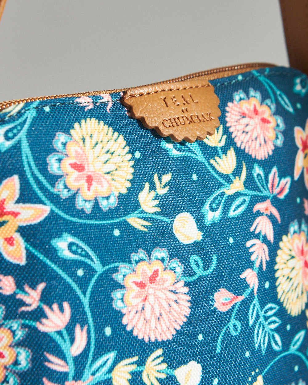 Teal by Chumbak Blue Bloom Sling Bag