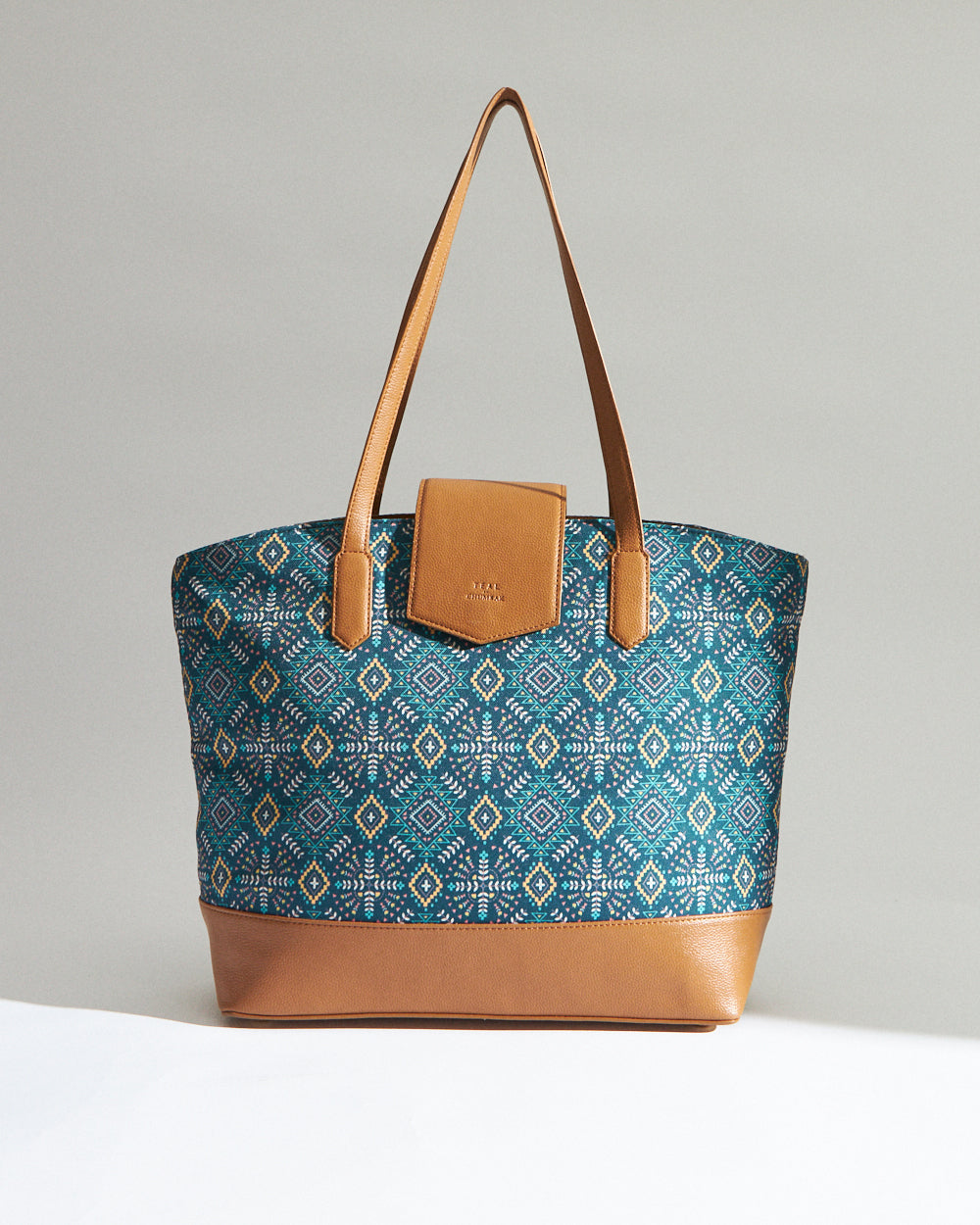 Teal by Chumbak Mexico Aztec Work Tote