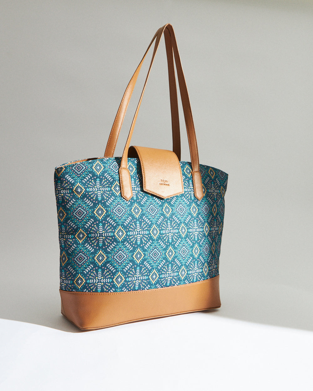 Teal by Chumbak Mexico Aztec Work Tote