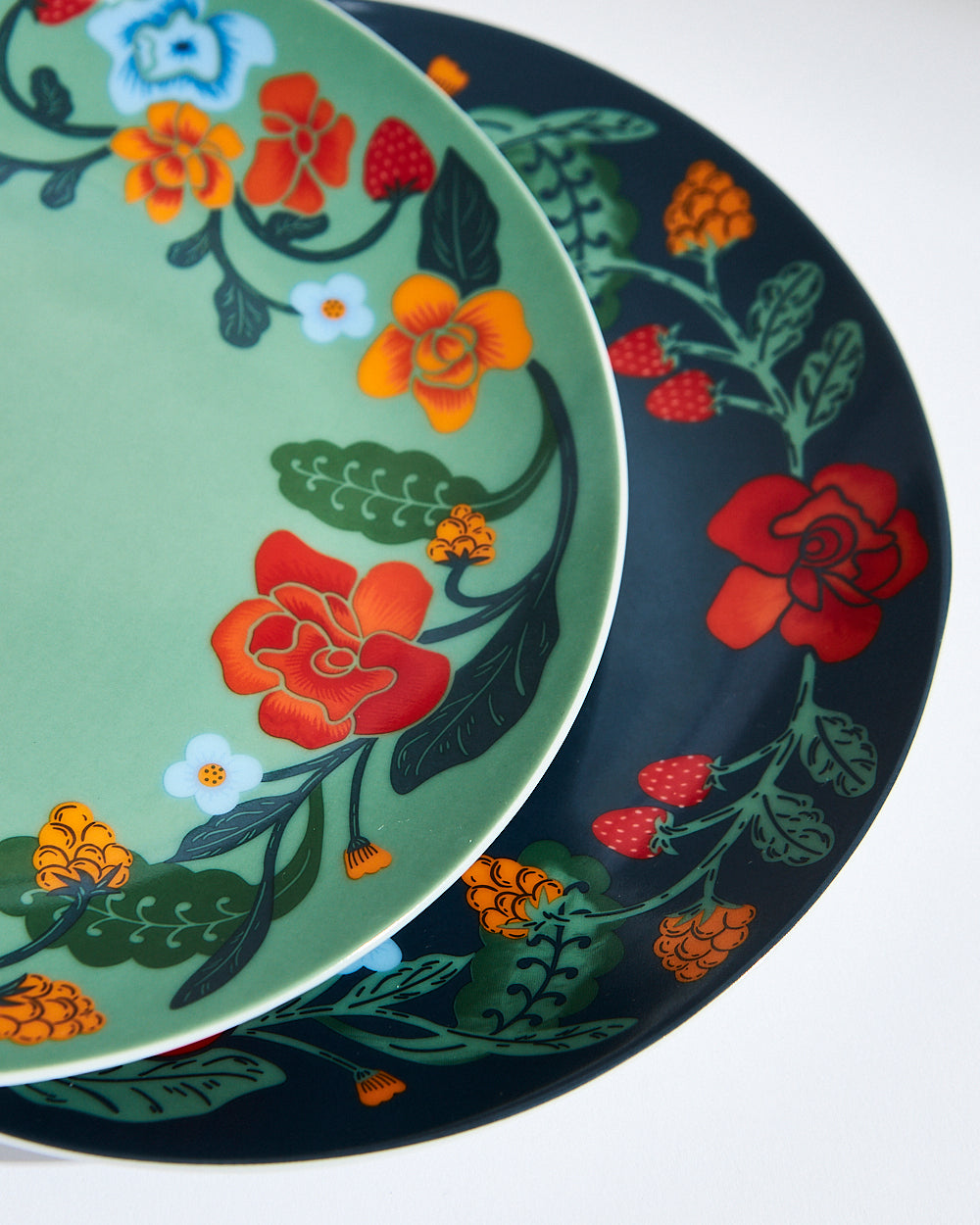 Tiara Bloom Snack Plates - Gift Set of 4