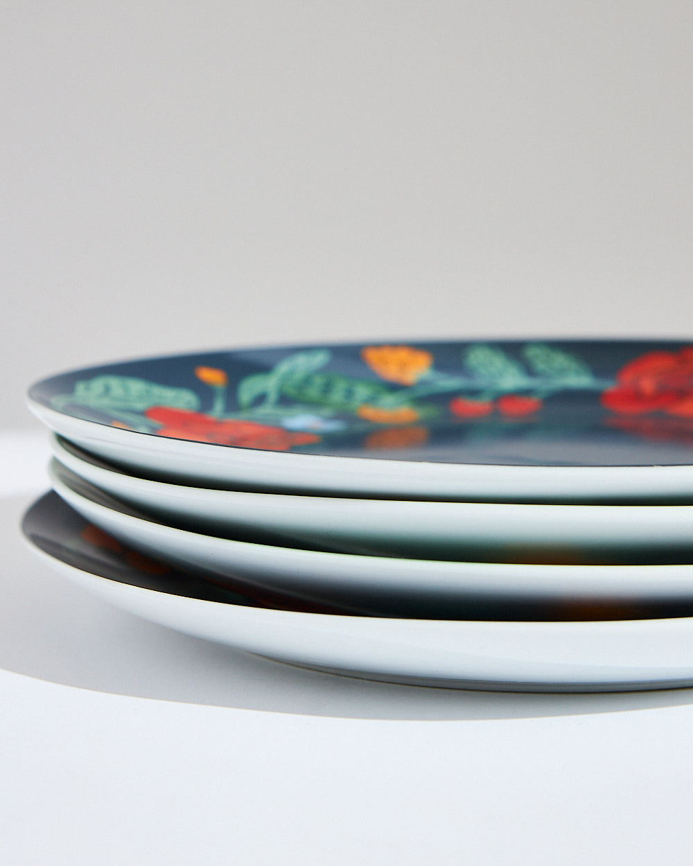 Tiara Bloom Snack Plates - Gift Set of 4