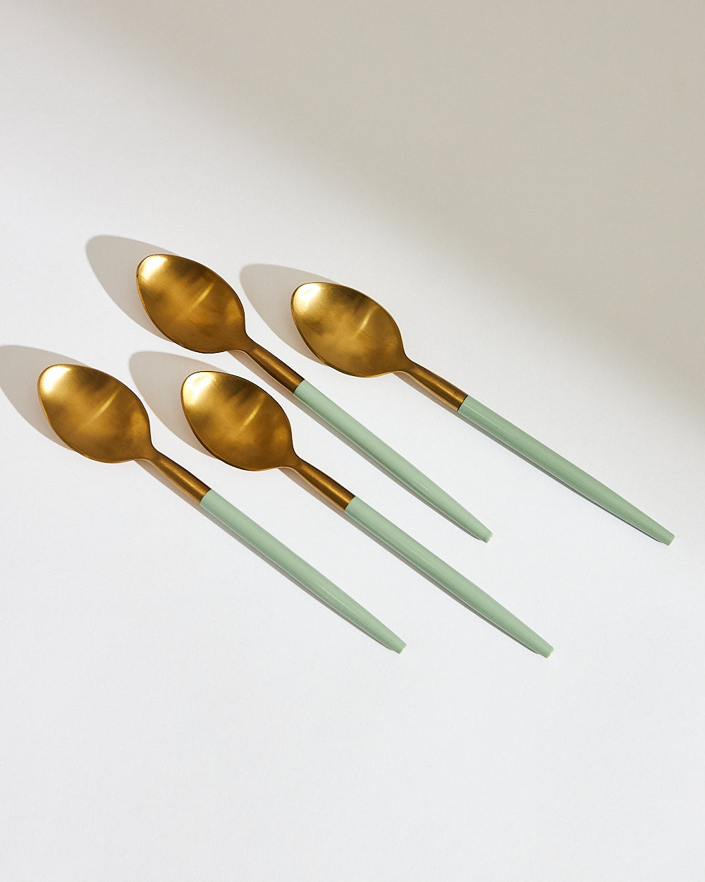 Essentials Dessert Spoons Blue (Set of 4)