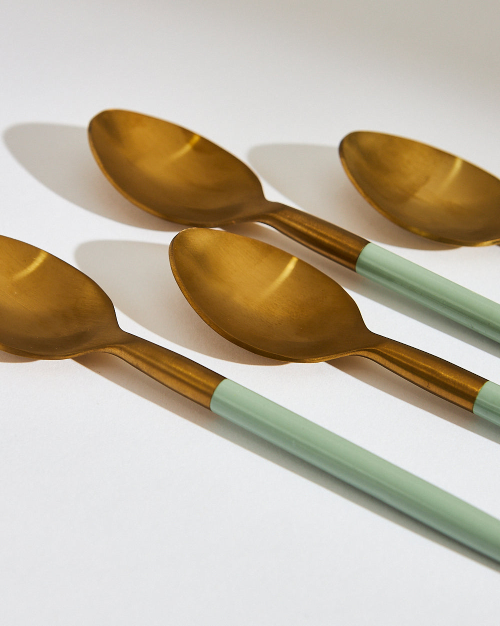Essentials Dessert Spoons Blue (Set of 4)