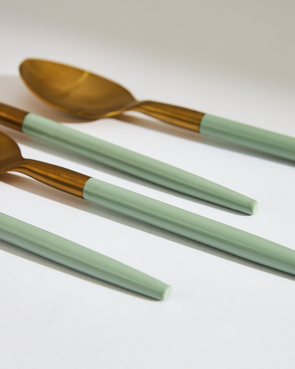Essentials Dessert Spoons Blue (Set of 4)