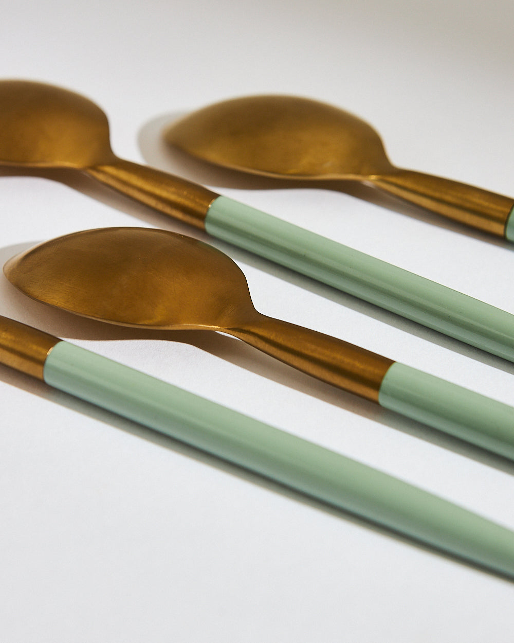 Essentials Dessert Spoons Blue (Set of 4)