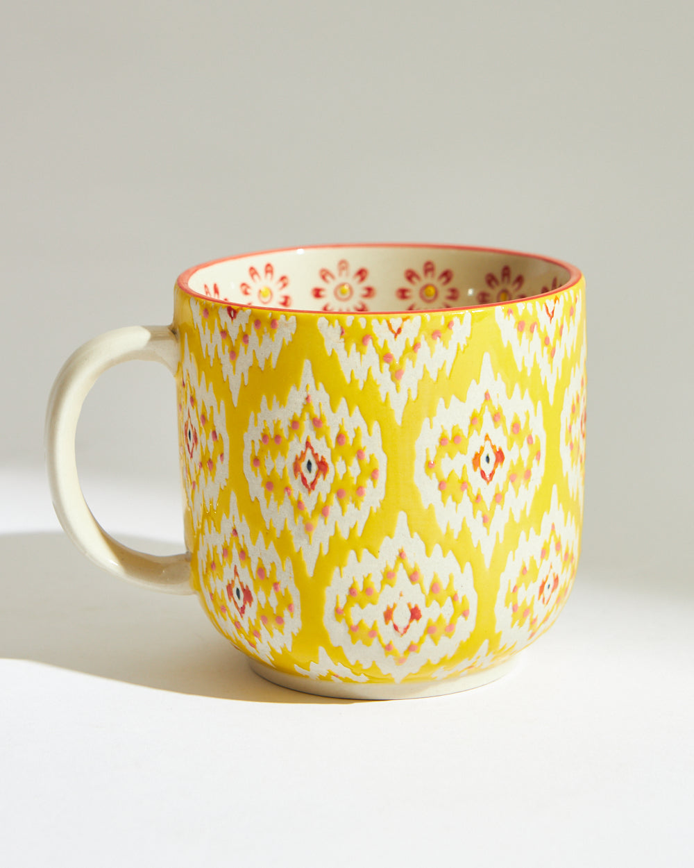 Ikat Fusion Mug | Yellow