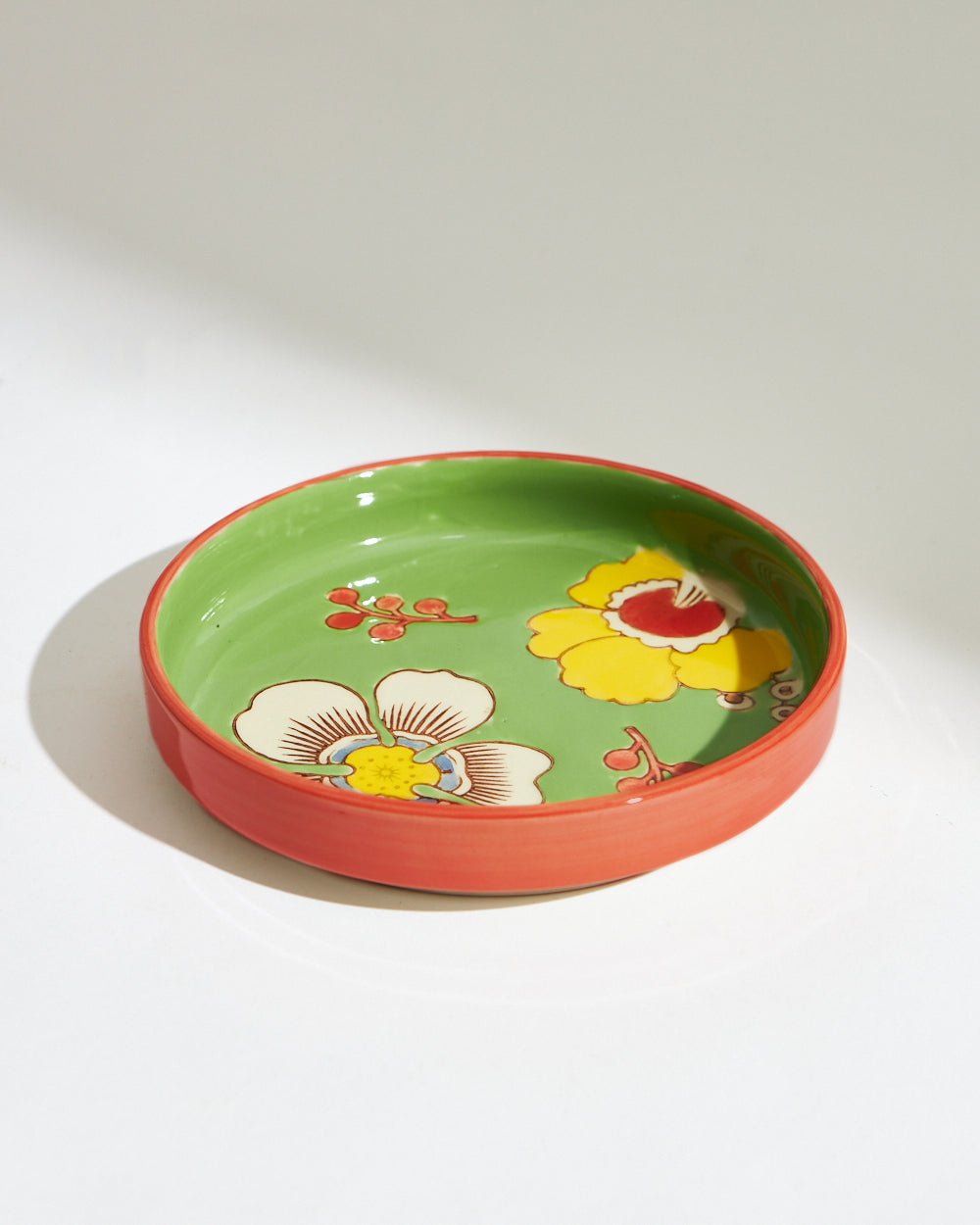Hibiscus Bloom Snack Plate | Green