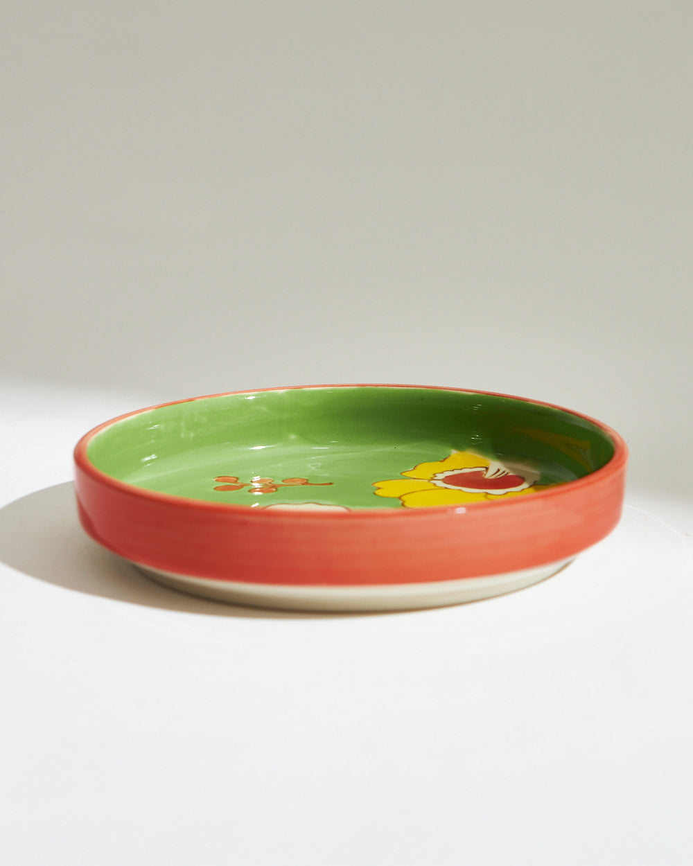 Hibiscus Bloom Snack Plate | Green