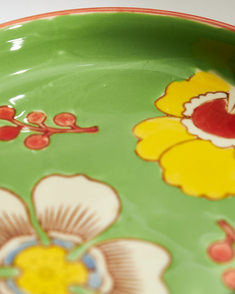 Hibiscus Bloom Snack Plate | Green