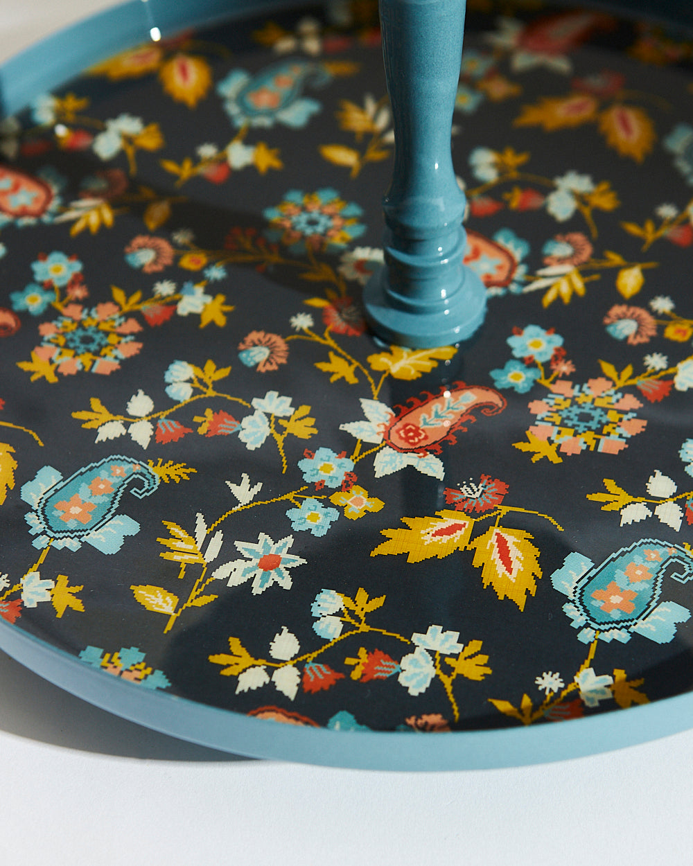 Pixel Paisley Tiered Snack Platter
