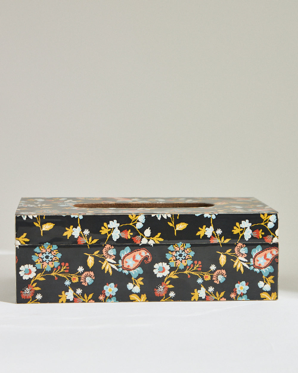 Pixel Paisley Tissue Box