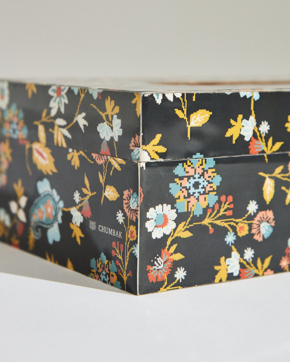 Pixel Paisley Tissue Box