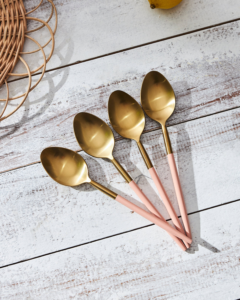 Essentials Meal Spoons Pink (Set of 4)