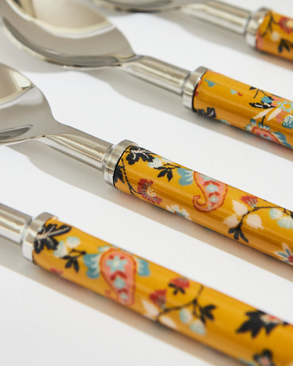 Pixel Paisley Tea Spoons
Yellow (Set of 4)