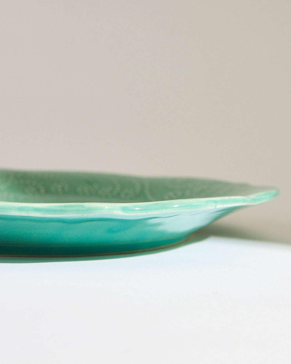 Essentials Lace Dinner Plate, Green