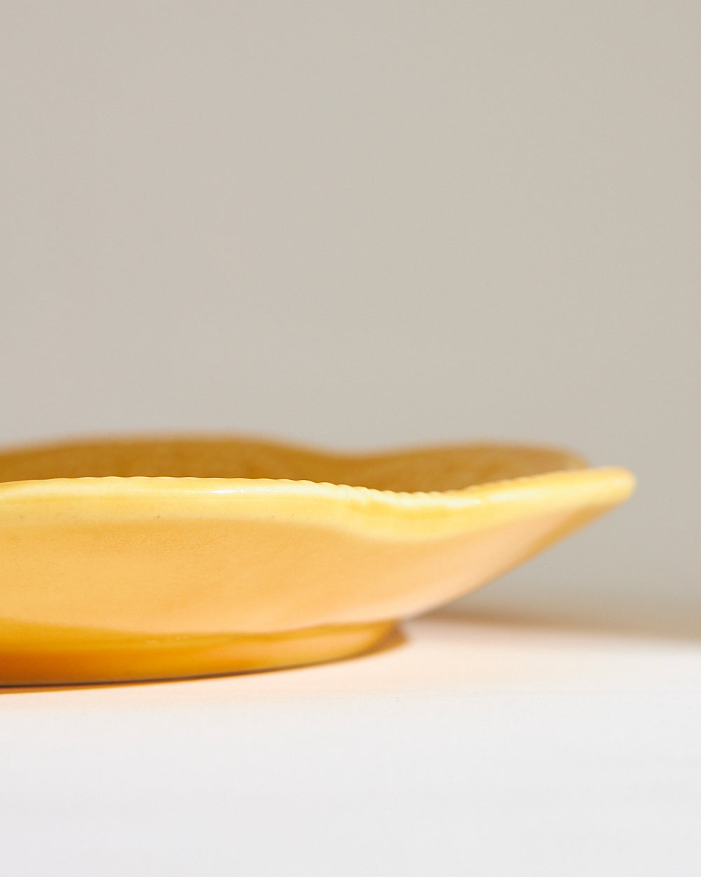 Essentials Lace Quarter Plate, Yellow