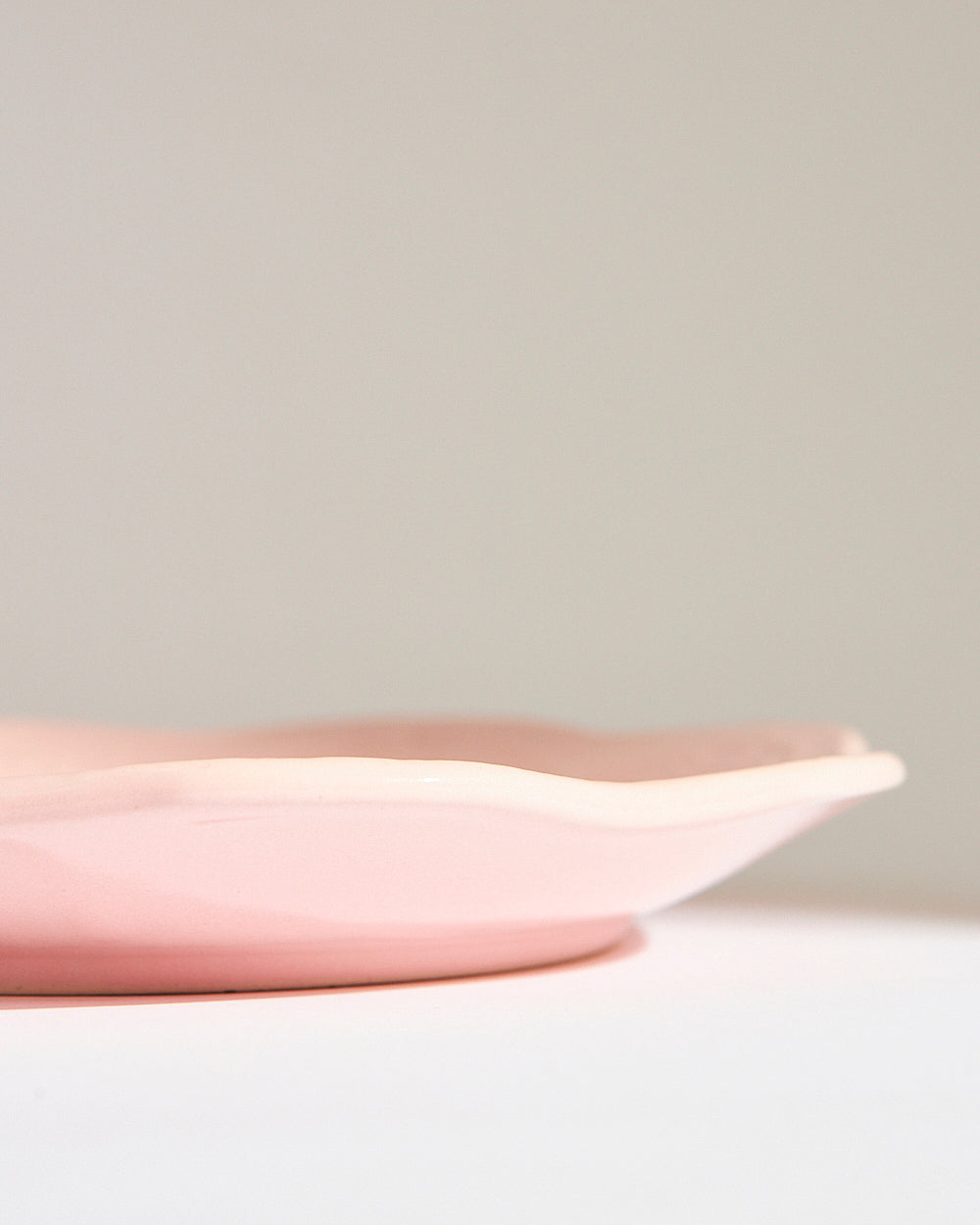 Essentials Lace Quarter Plate, Pink