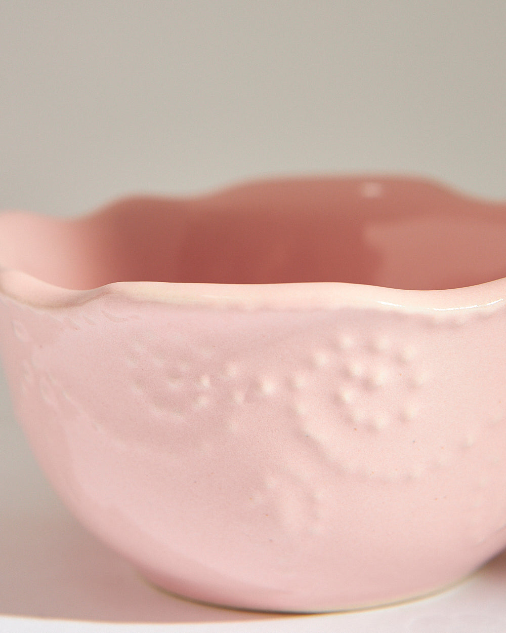 Essentials Lace Lentil Bowl, Pink