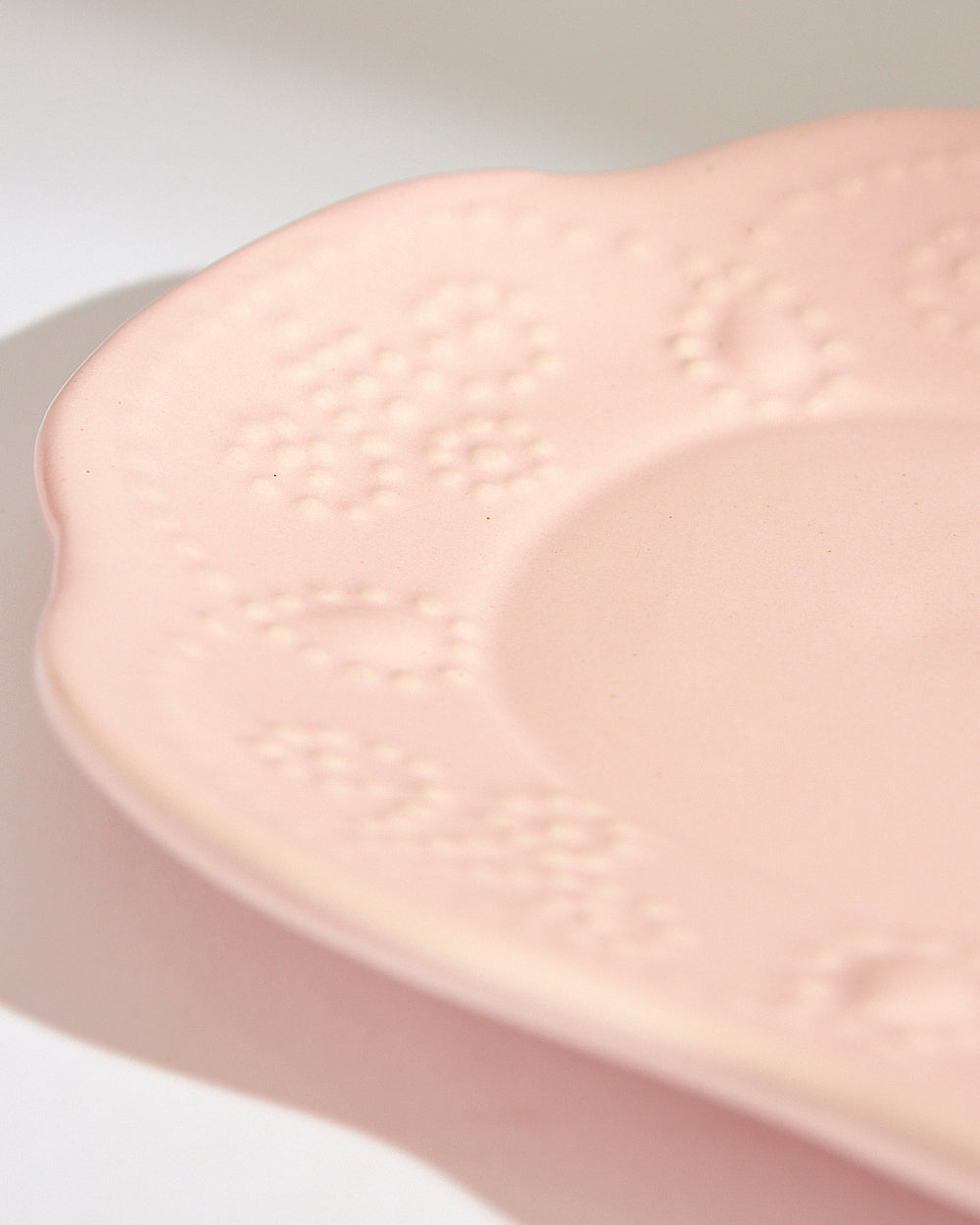Essentials Lace Platter, Pink