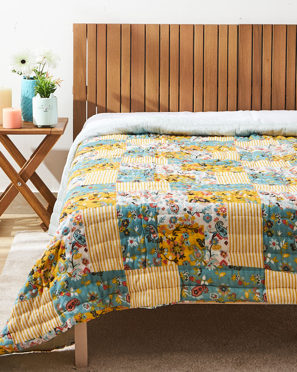 Cotton Quilt | Pixel Paisley, Single