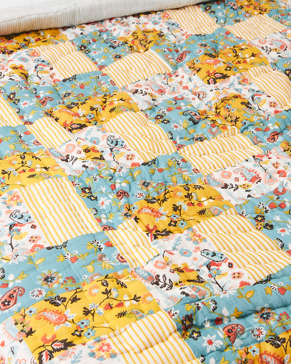 Cotton Quilt | Pixel Paisley, Single