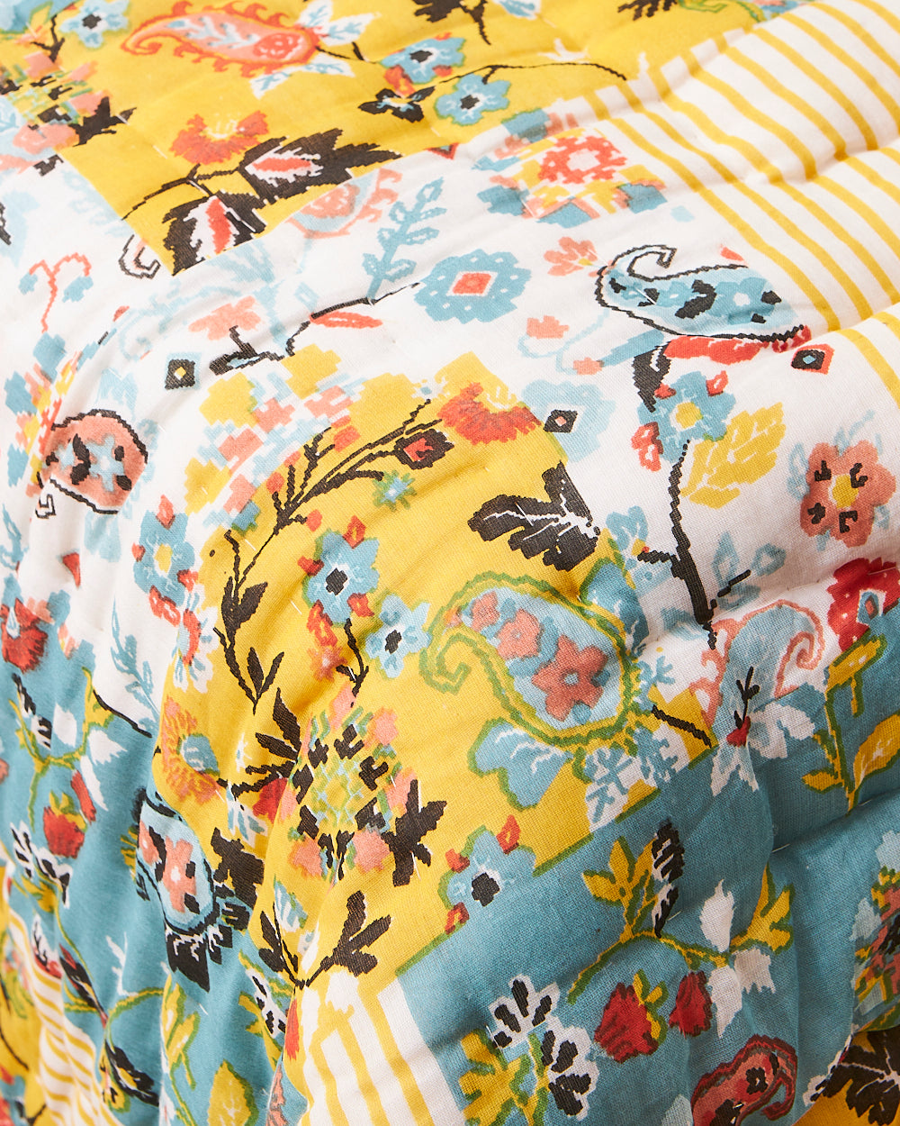 Cotton Quilt | Pixel Paisley, Single