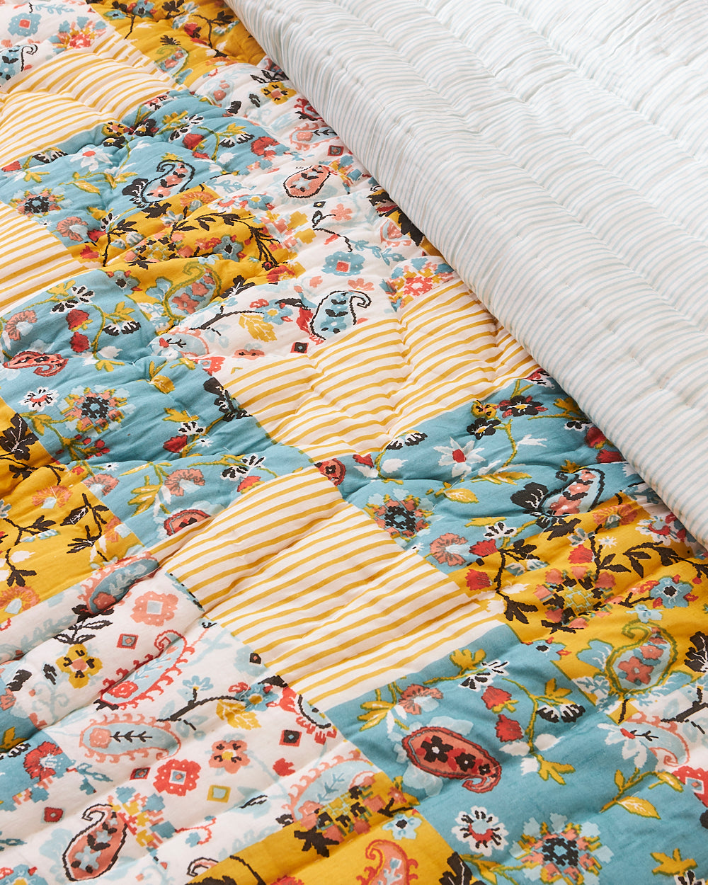 Cotton Quilt | Pixel Paisley, Single