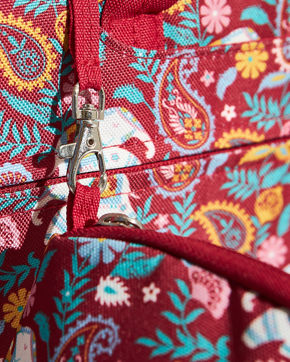 13.5 inch India Boho Laptop Sleeve, Red