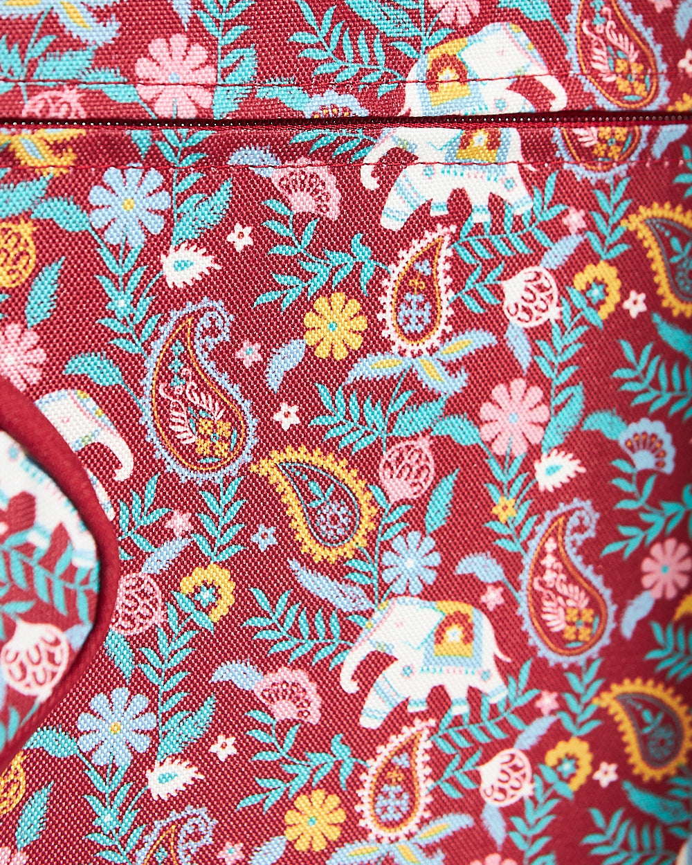 India Boho Laptop Sleeve, Red - 15inch