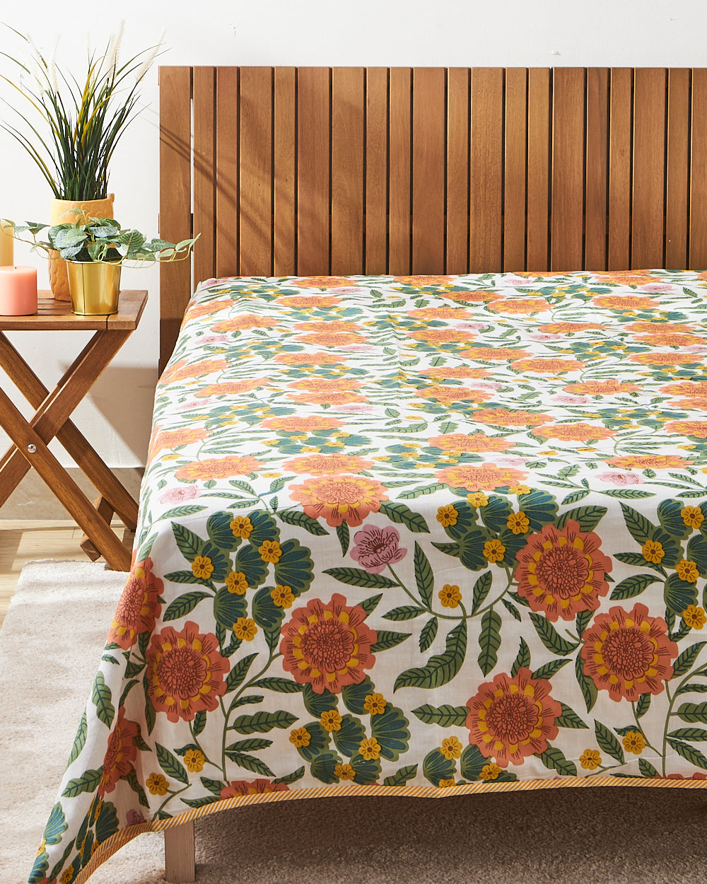 Cotton Dohar | Marigold, Single