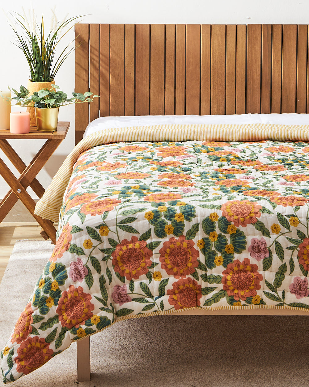 Cotton Quilt | Marigold, Single