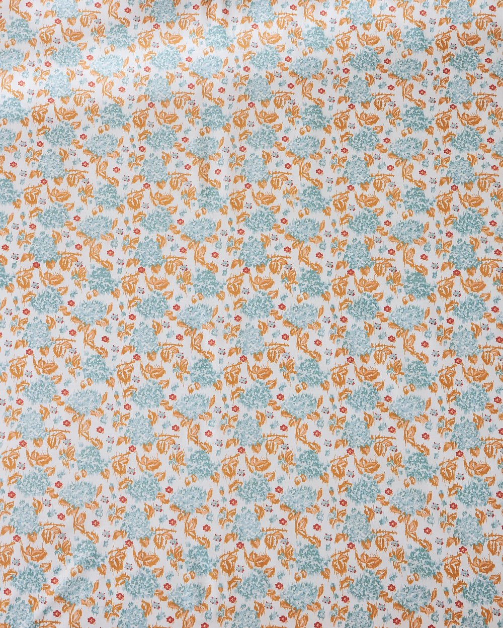 TEAL by Chumbak Pixel Florals Bedsheet, Teal - Queen size, 104 TC