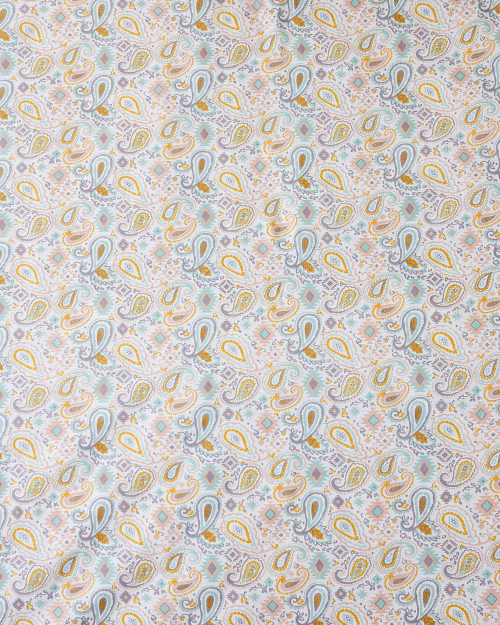 TEAL by Chumbak Paisely Bedsheet, Pink - Queen size, 104 TC