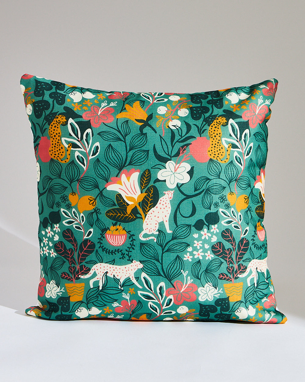 Teal by Chumbak 16" Cushion Covers , Set of 5 Multi color| Zip closure