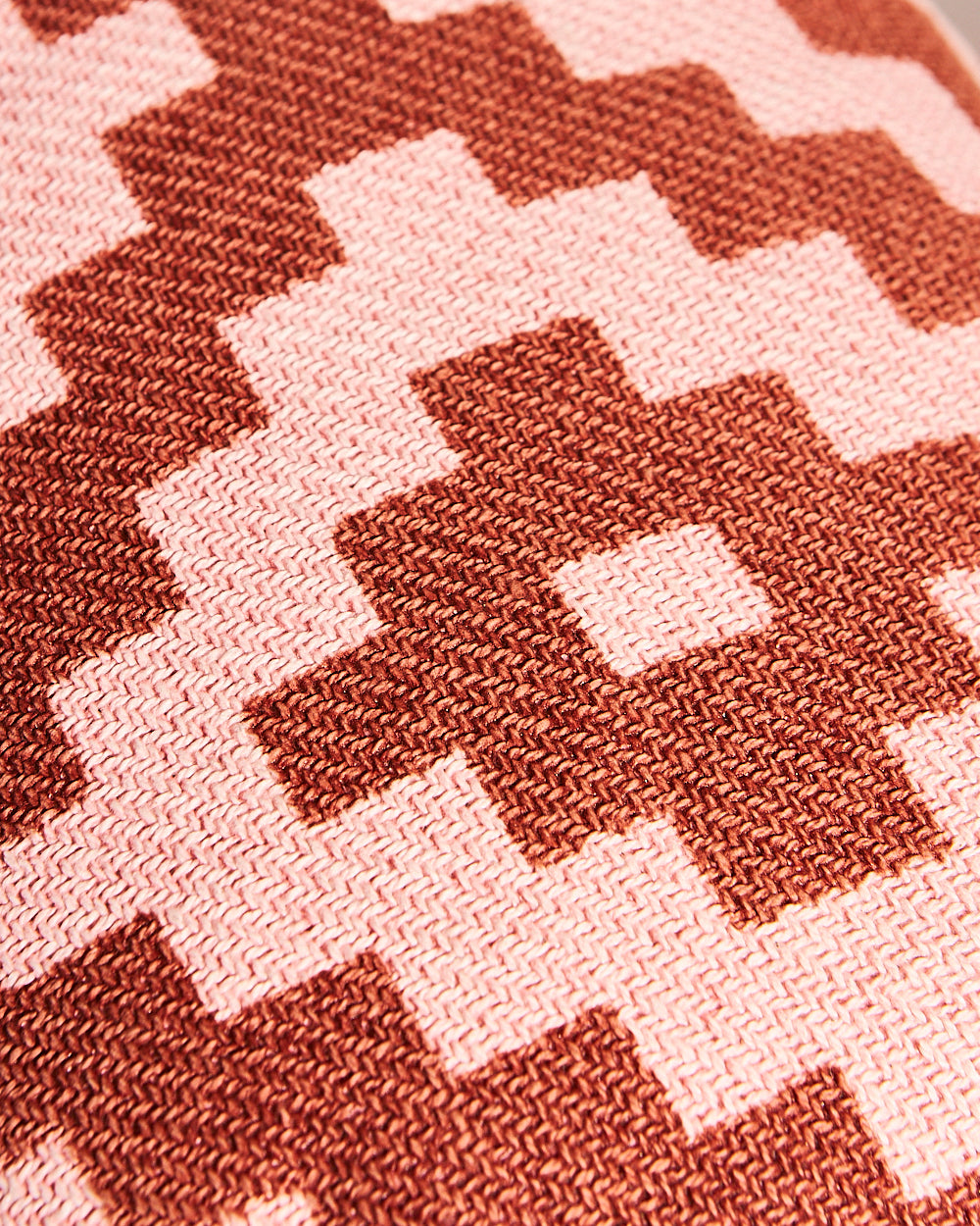 Essentials Aztec Cushion Cover, Pink