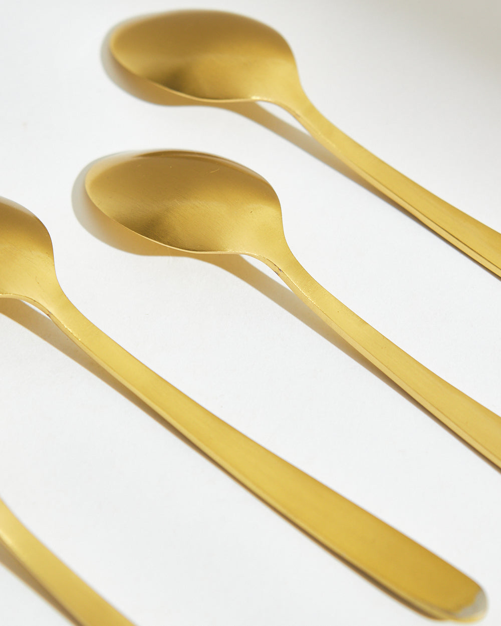 Classic Gold Dessert Spoons - Set of 4