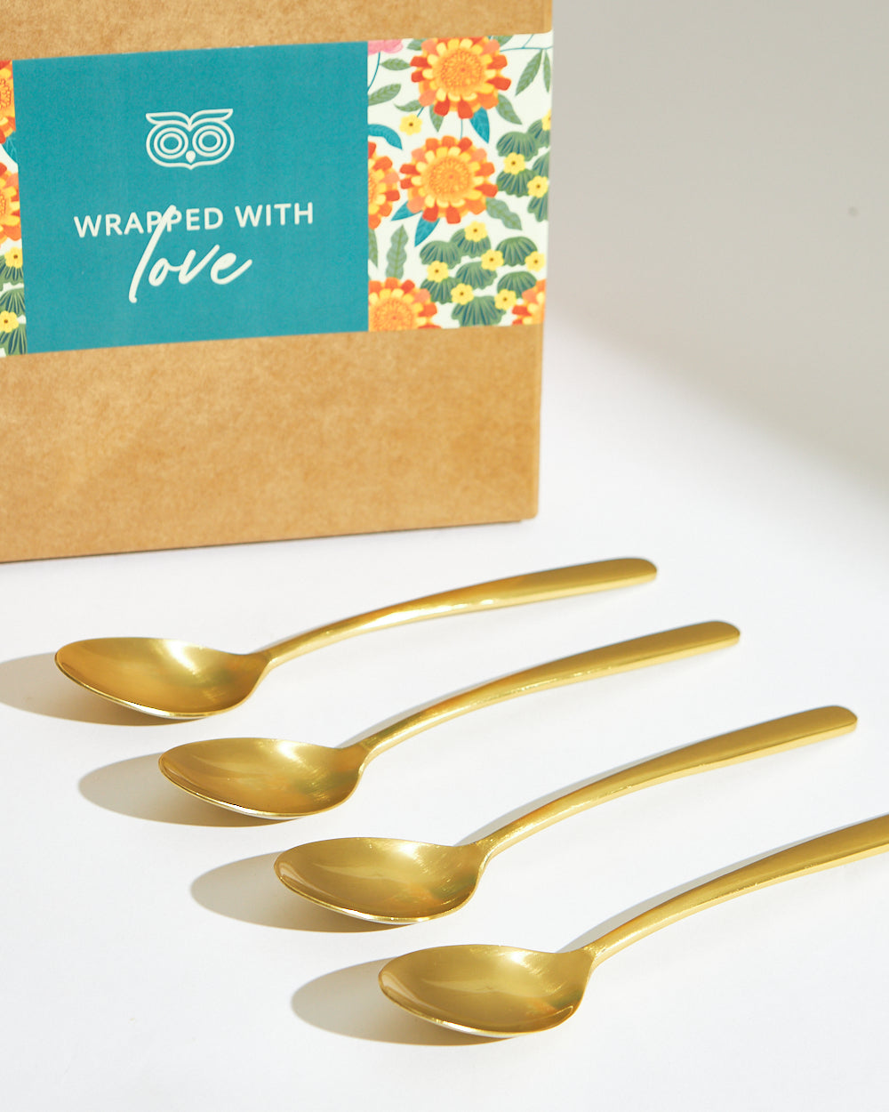 Classic Gold Meal Spoons - Set of 4