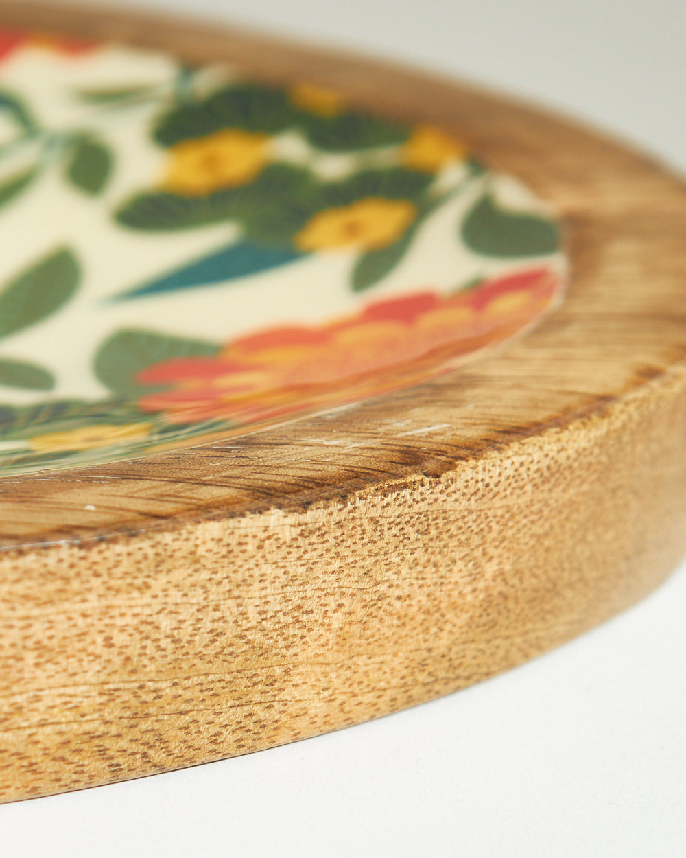 Marigold Oval Snack Platter | Wood