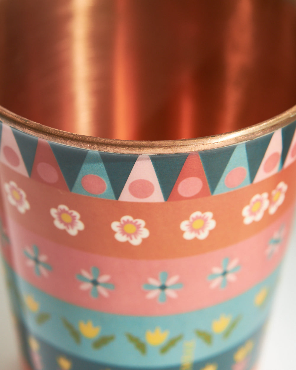 Marigold Streaks Mini Tumbler | Copper