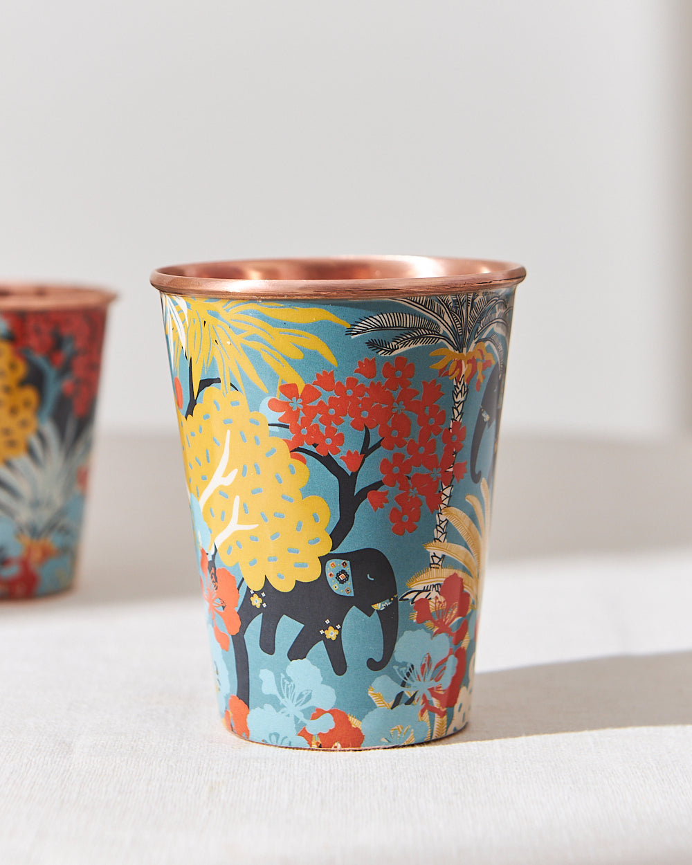 Hand painted Copper Tumblers | Drinkware