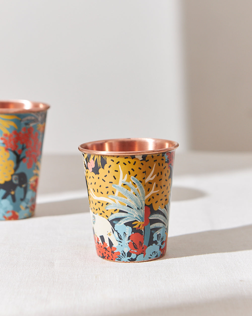 Hand painted Copper Tumblers | Drinkware