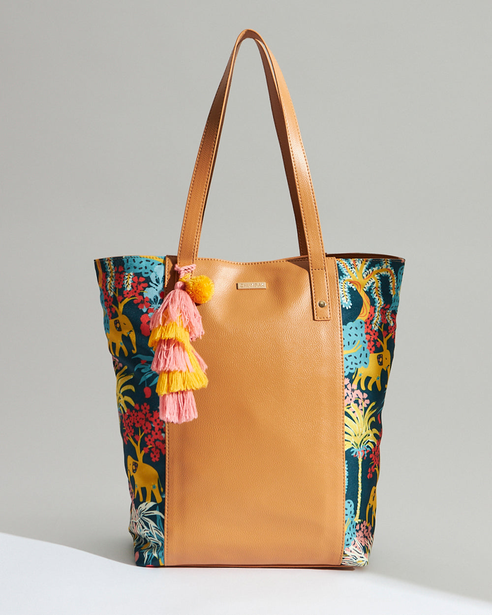 Jungle Drama Tassel Tote