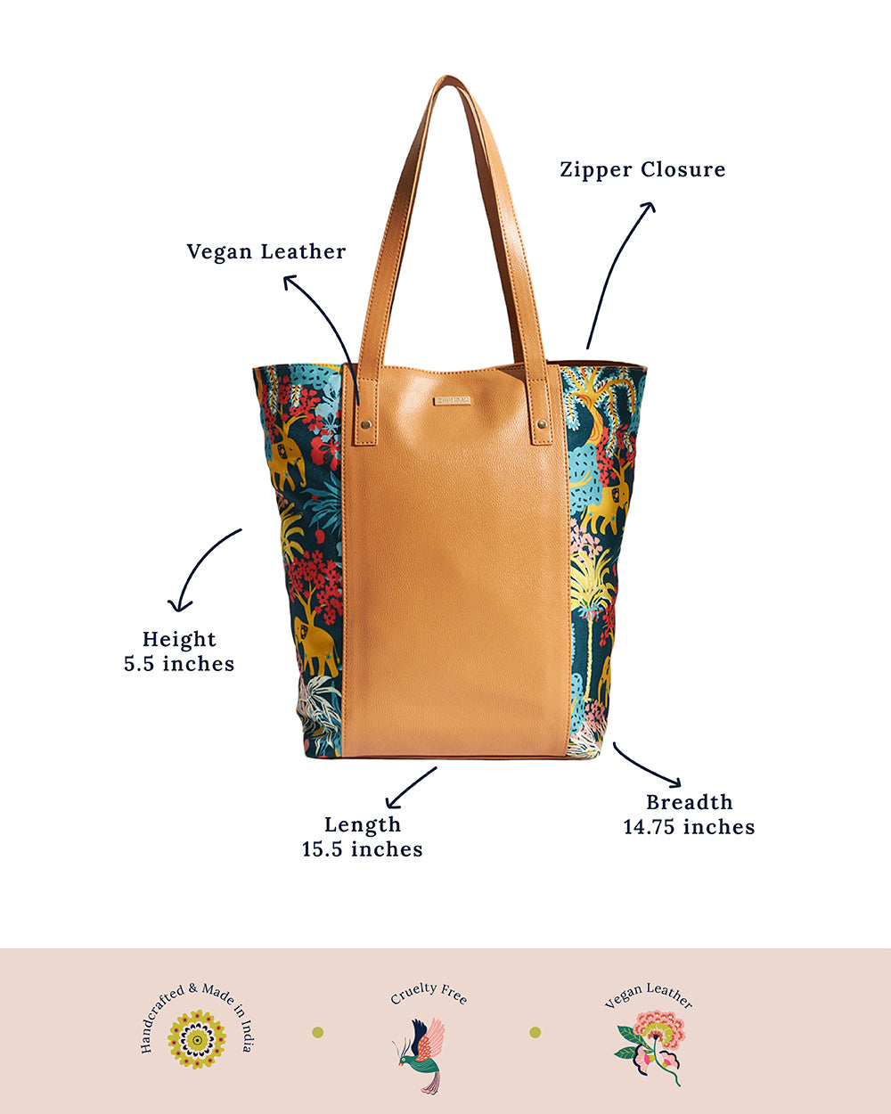 Jungle Drama Tassel Tote