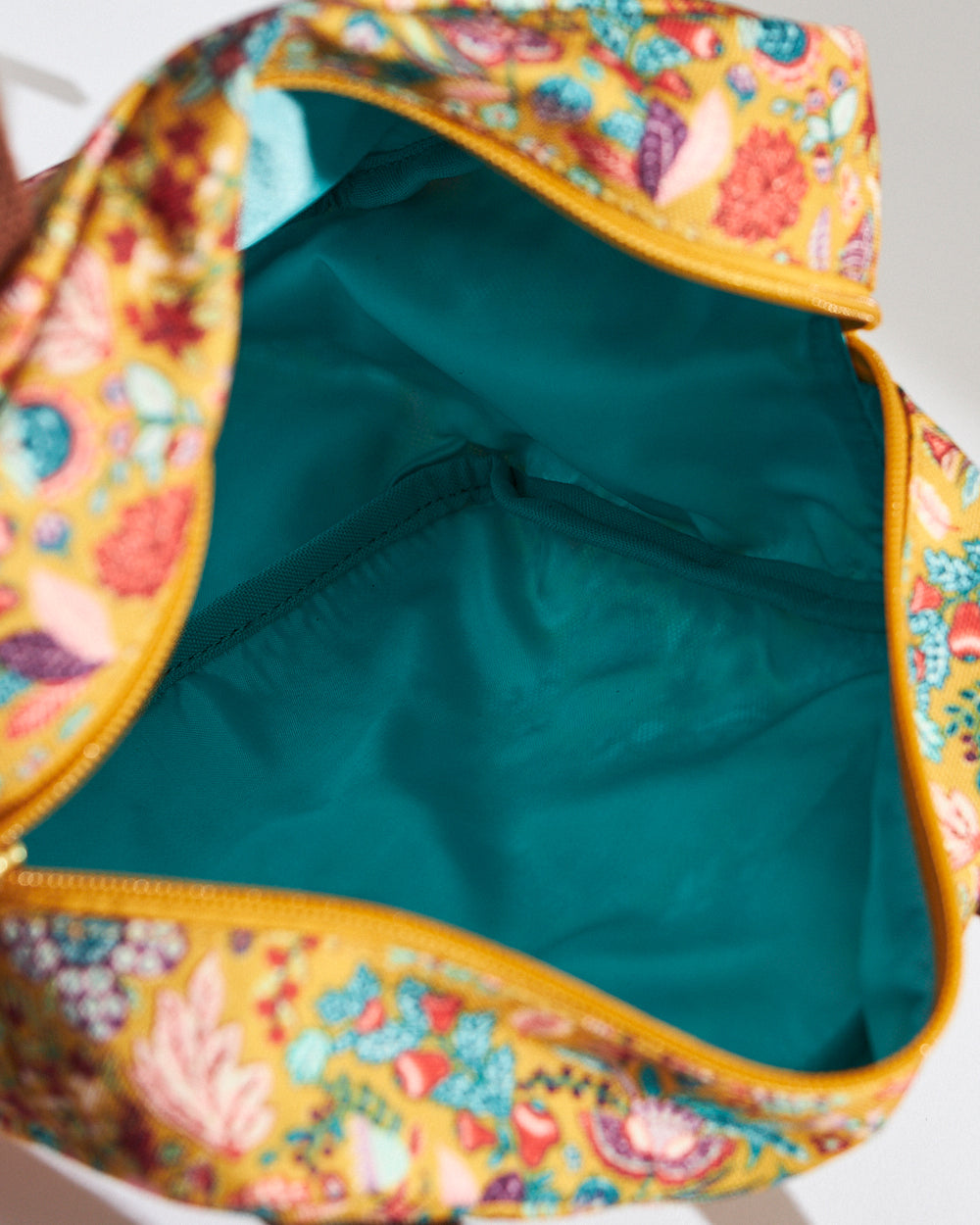 Batik Bloom Lunch Bag, Mustard