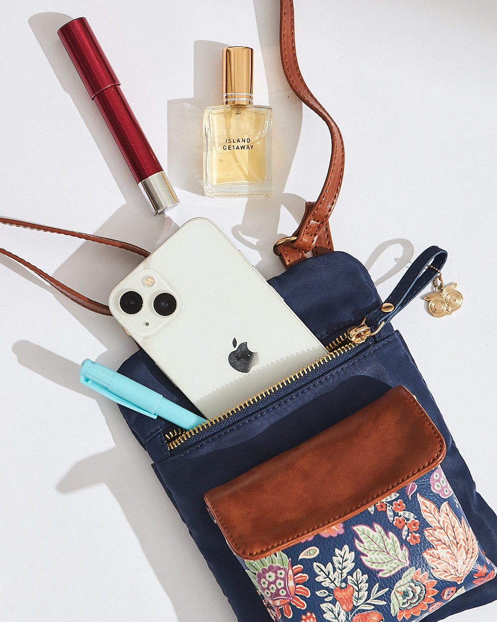 Batik Bloom Cross Body Bag