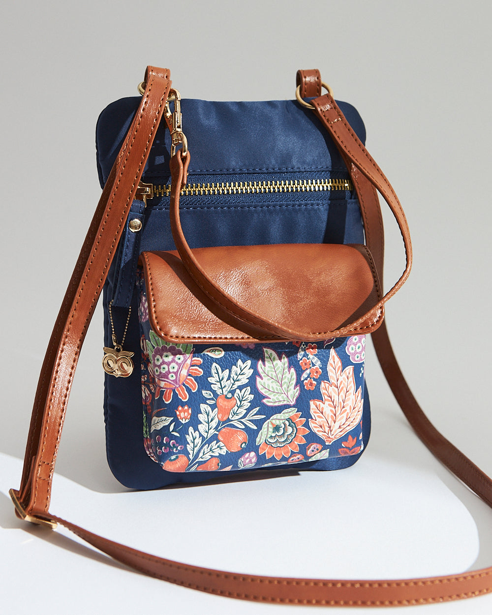 Batik Bloom Cross Body Bag