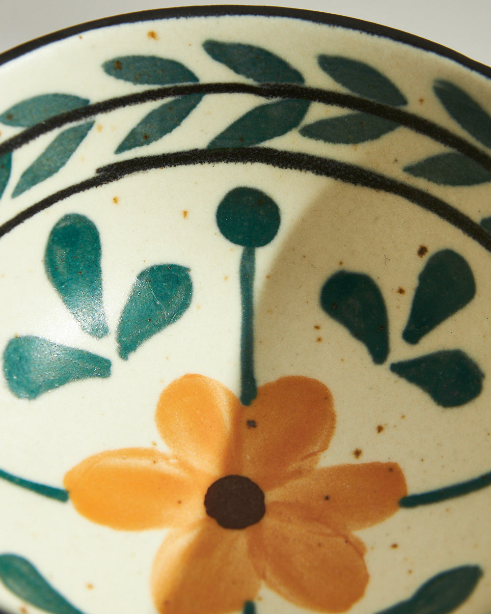 Marigold Lentil Bowl | Handpainted Stoneware